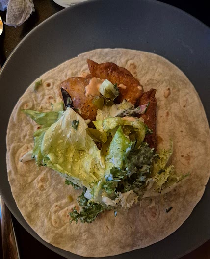 Deep fried Chicken Wrap