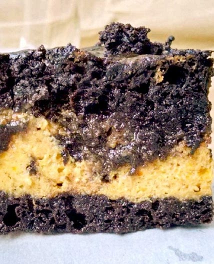 Pumpkin Cheesecake Swirl Brownies