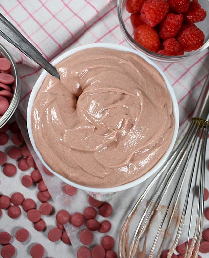 ruby raspberry ganache