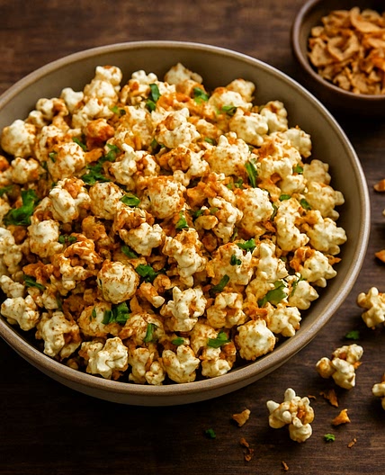 Coconut Masala Popcorn