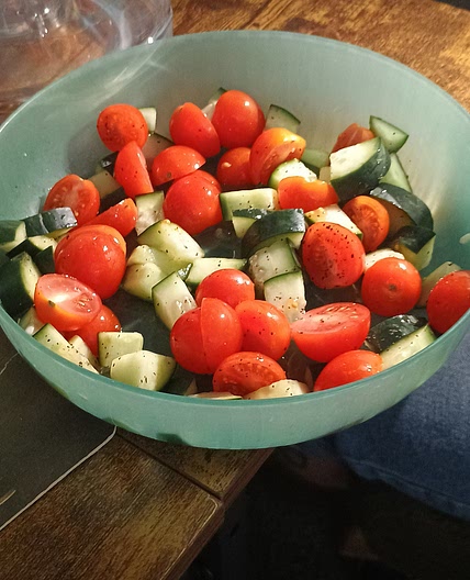 Cucumber and Tomato Salad