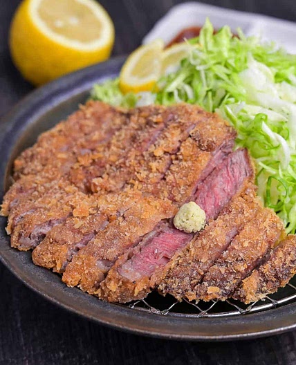 Gyukatsu (Japanese Beef Steak Cutlet)