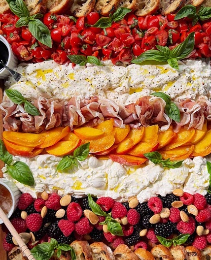 Summer Burrata Board Recipe