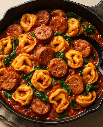Sausage Tortellini Skillet