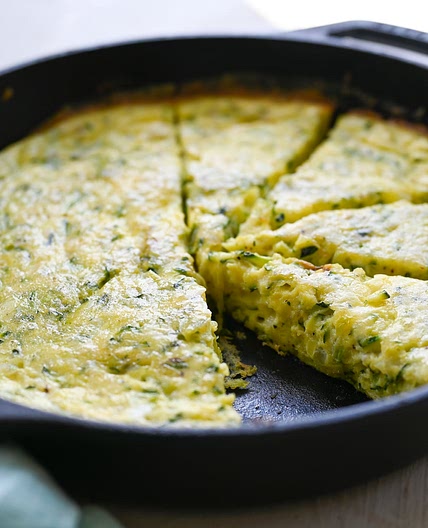 Zucchini & Cheddar Frittata