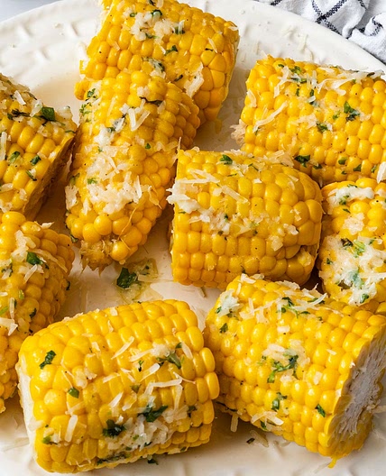 Garlic Parmesan Corn on the Cob
