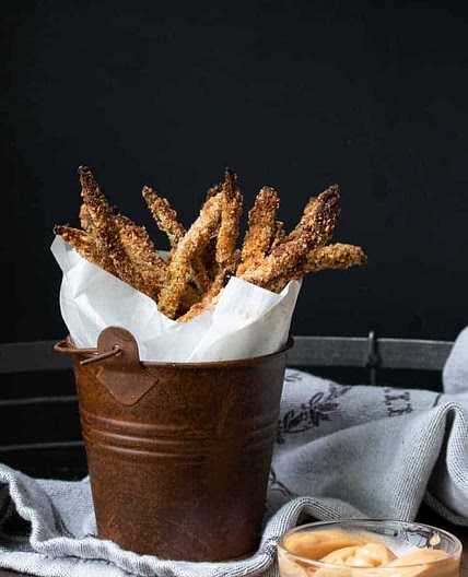Oven Baked Asparagus Fries Recipe