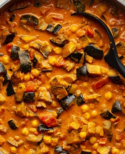 Roasted Eggplant Curry