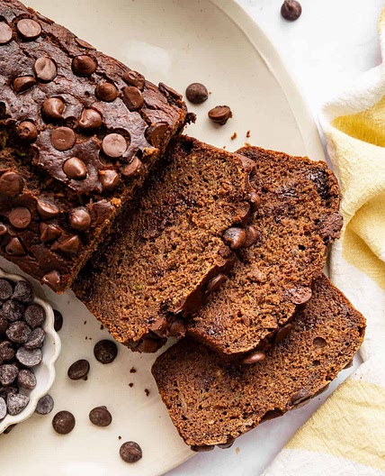 Healthy Chocolate Zucchini Bread
