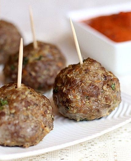 Beef and Quinoa Meatballs