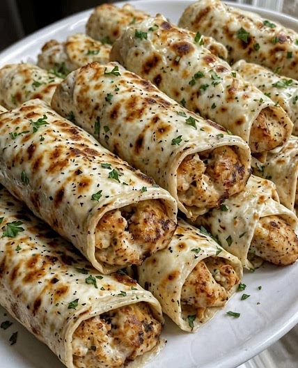 Chicken ranch wraps/tacos
