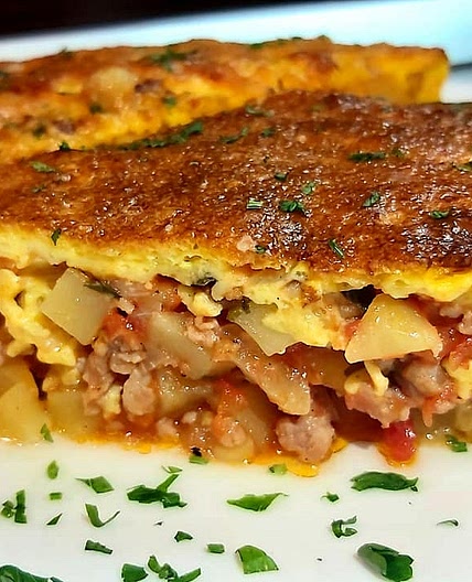 Moussaka without bechamel creme