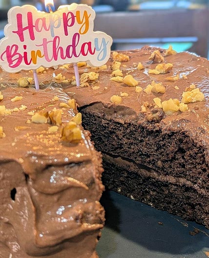 Double Chocolate Protein Cake