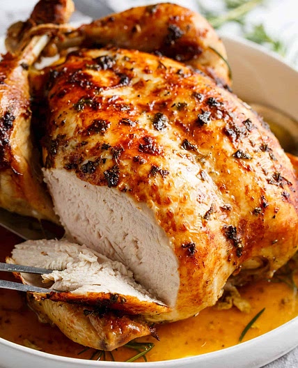 Crispy Garlic Herb Roast Chicken Recipe