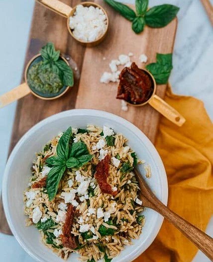 Orzo Pesto Salad Recipe