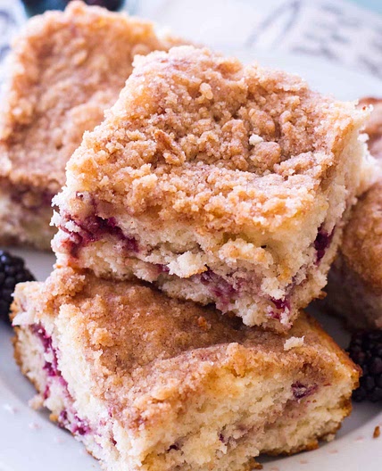 Blackberry Swirl Coffee Cake