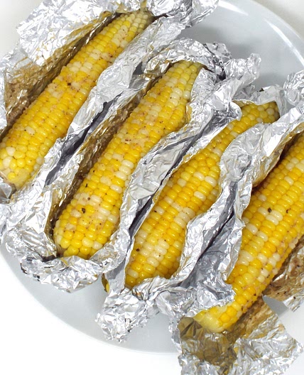 Oven Steamed Corn on the Cob