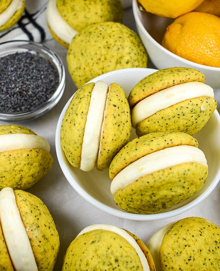 Lemon Poppyseed Whoopie Pies