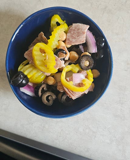 Italian chickpea salad