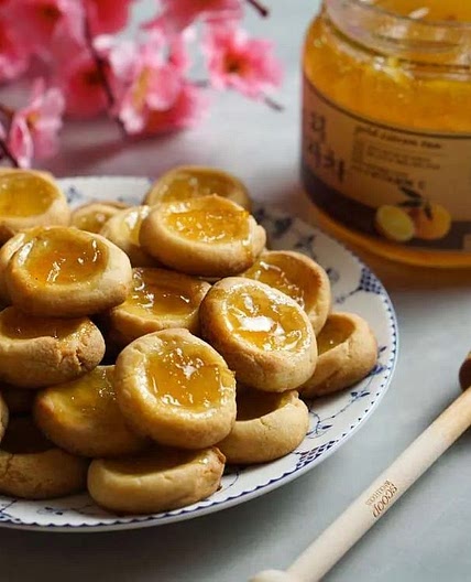 Yuzu Honey Cookies (Sweetened by Honey)