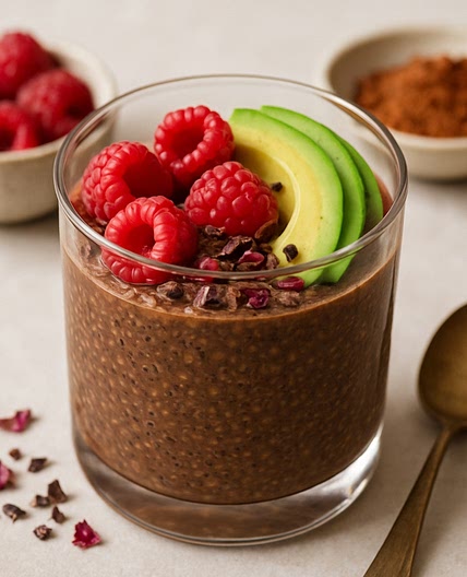 Beautifying Cocoa Chia Pudding