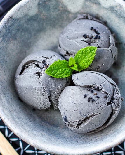 Black Sesame Ice Cream