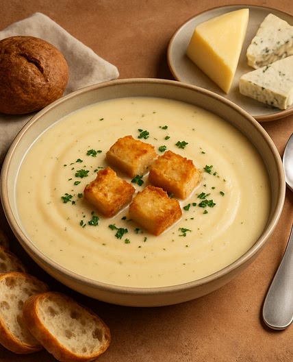 Crema de tres quesos