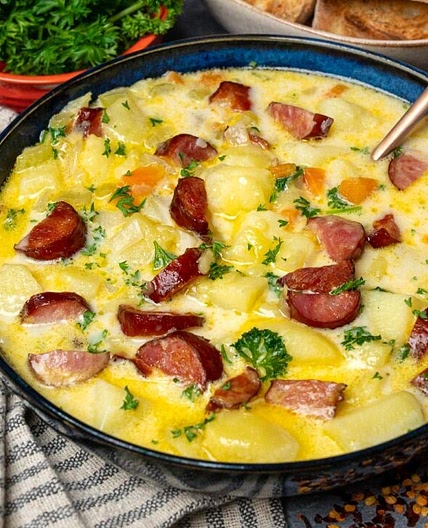 Kielbasa Potato Soup