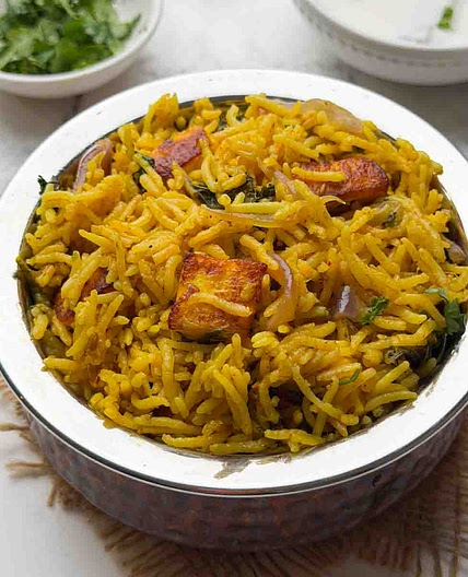 Paneer Biryani (Instant Pot & Stovetop)