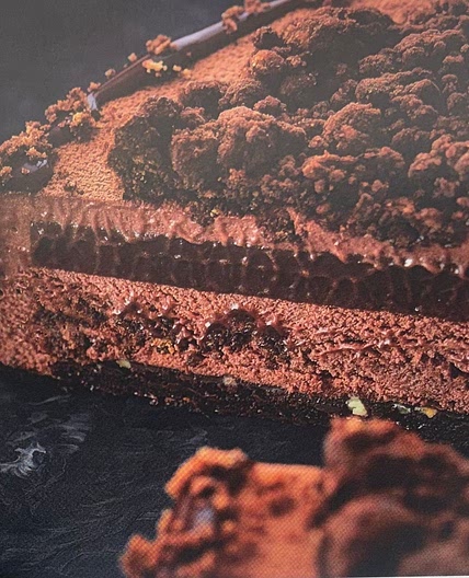 Entremets chocolat noir caramel - Christophe Felder