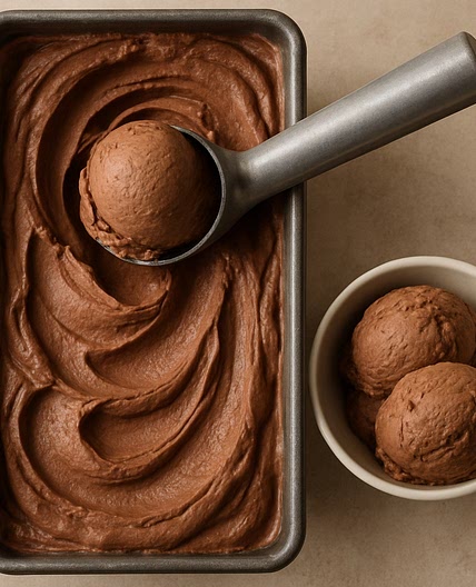 No-Churn Chocolate Ice Cream