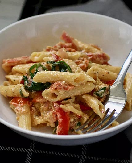 Baked Feta and Cannellini Pasta