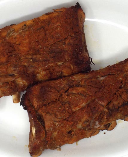 Slow Cooker Sweet and Spicy Dry Rubbed Pork Ribs