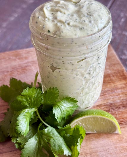High Protein Avocado Cilantro Lime Sauce