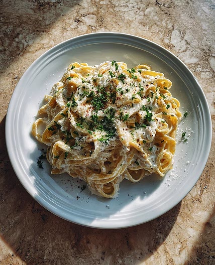 Pâtes chèvre miel
