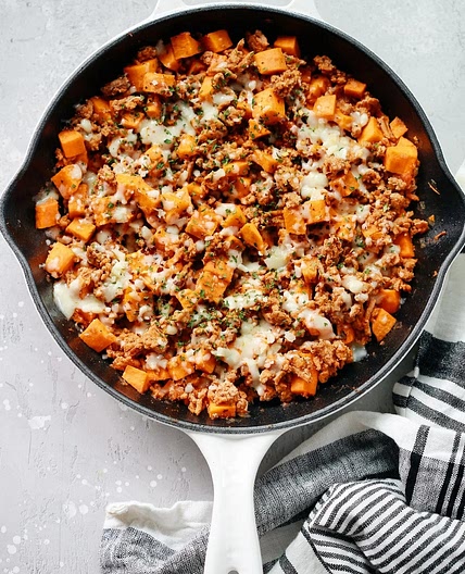 Turkey & Sweet Potato Protein Bake
