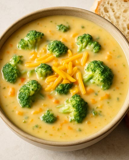 Creamy Broccoli Cheddar Soup