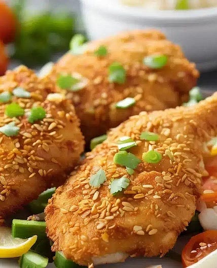 Crunchy Garlic Chicken
