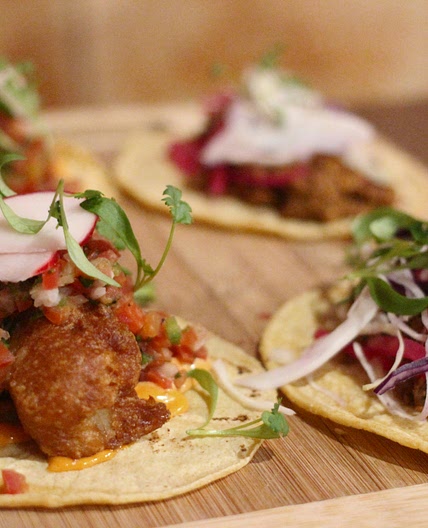 Braised Beef Tacos with Pickled Radish