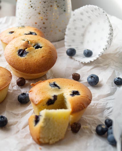 Bakery-Style Blueberry Muffins