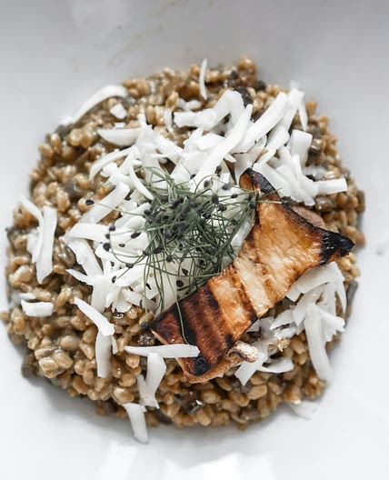 Midnight Mushroom Risotto