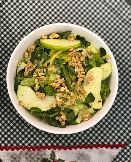 Apple Walnut Autumn Salad