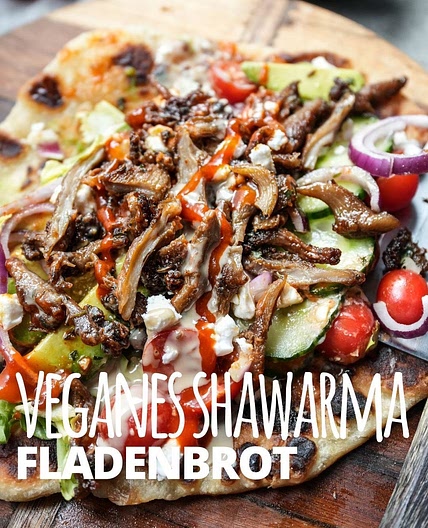 🌱VEGANES AUSTERNPILZ-SHAWARMA IM HOMEMADE FLADENBROT🌱