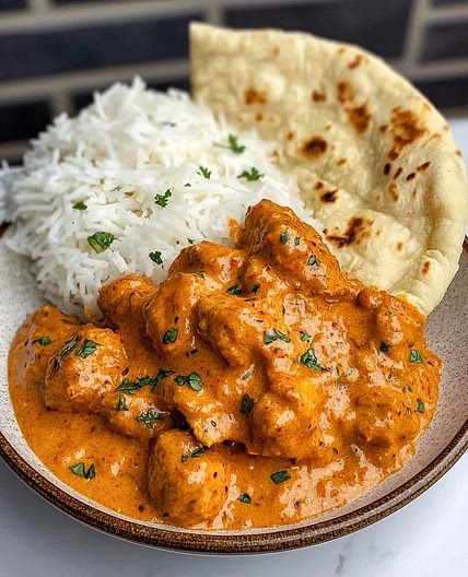 Butter chicken & naan