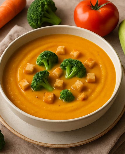 Crema de vegetales