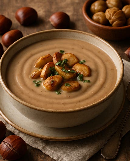 Sopa de castañas