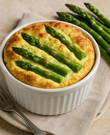 Soufflé de espárragos