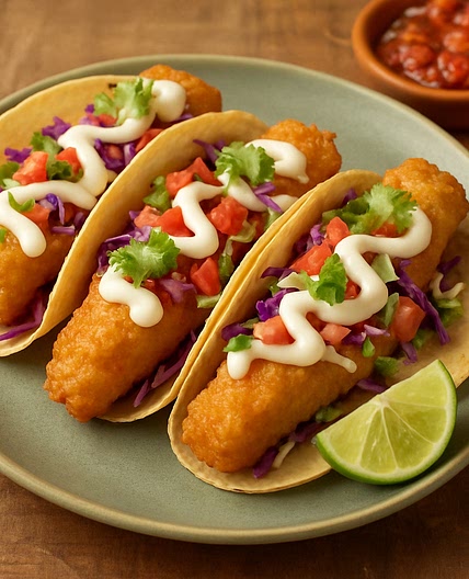 Tacos de pescado con Mayonesa McCormick®