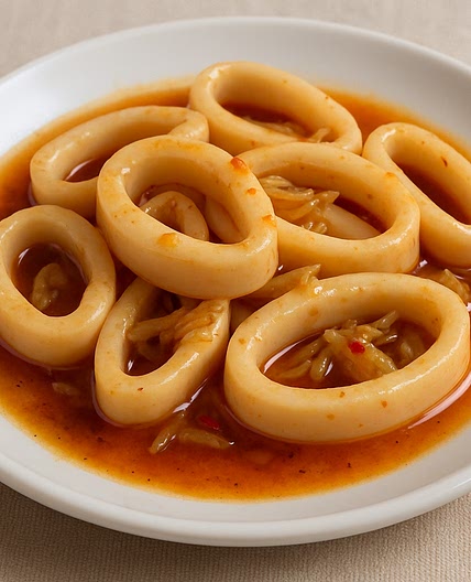 Filete de calamar en escabeche