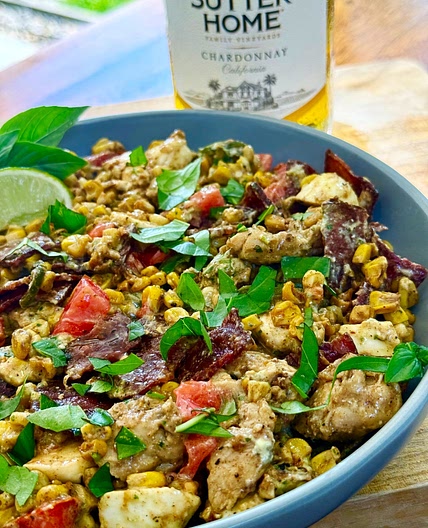 Chicken Bacon Jalapeno Corn Salad